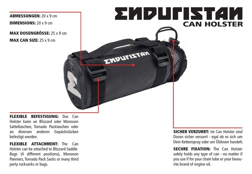 ENDURISTAN CAN HOLSTER quick start guide