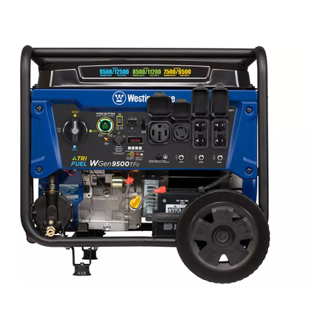 Westinghouse WGen9500TFc user manual