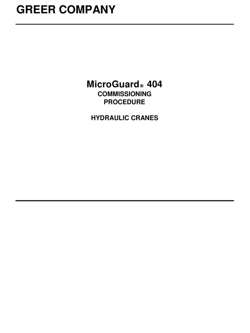 GREER Company MicroGuard 404 User manual