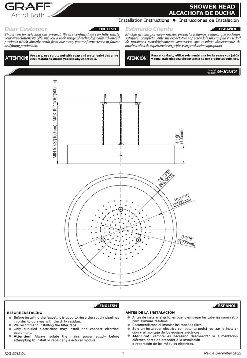 Graff G-8232 installation instructions