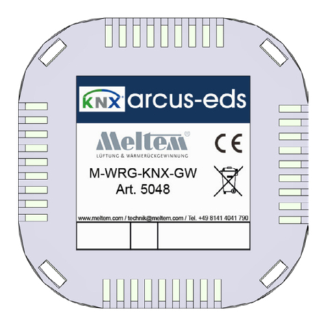 Meltem M-WRG-KNX-GW Installation instructions and user guide