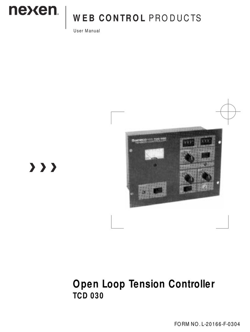 Nexen WEB CONTROL TCD 030 user manual