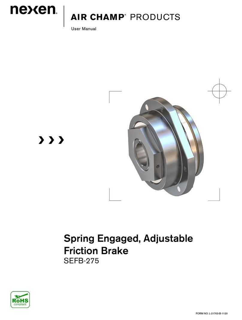 Nexen AIR CHAMP SEFB-275 user manual