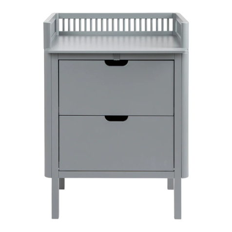 sebra Changing unit Assembly instruction sebra Changing unit Assembly instruction