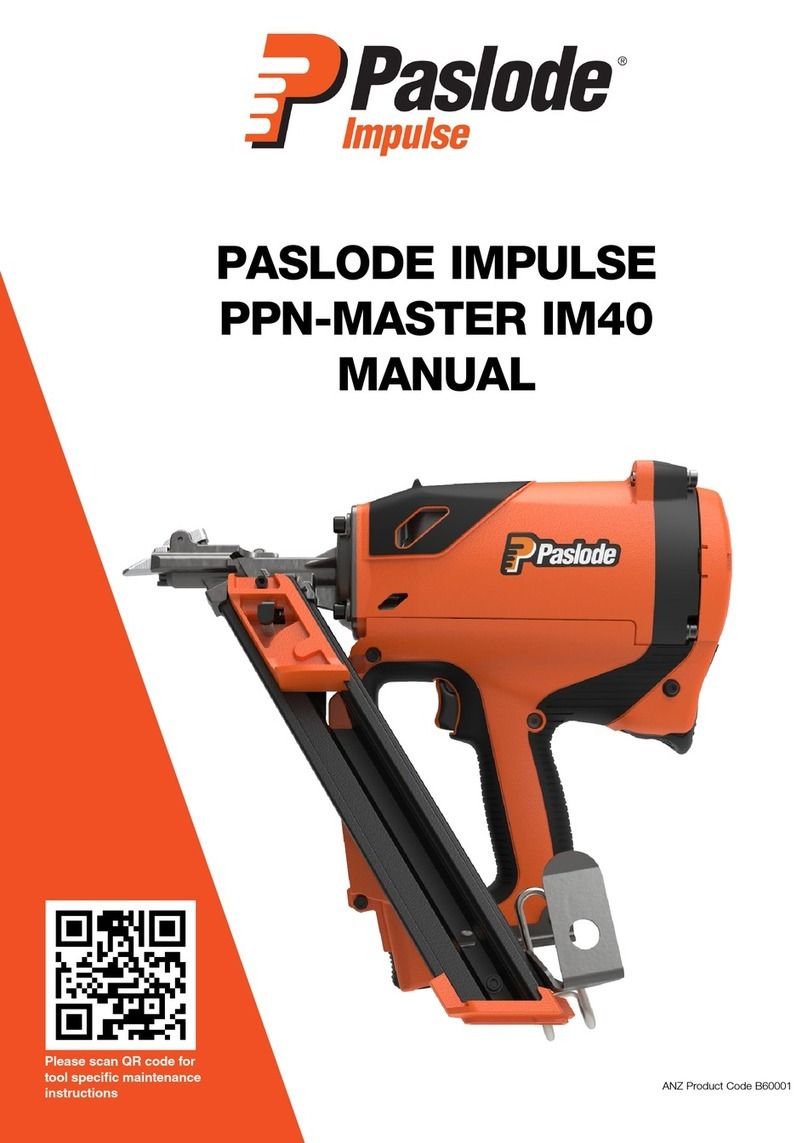 Paslode IMPULSE PPN-MASTER IM40 User manual