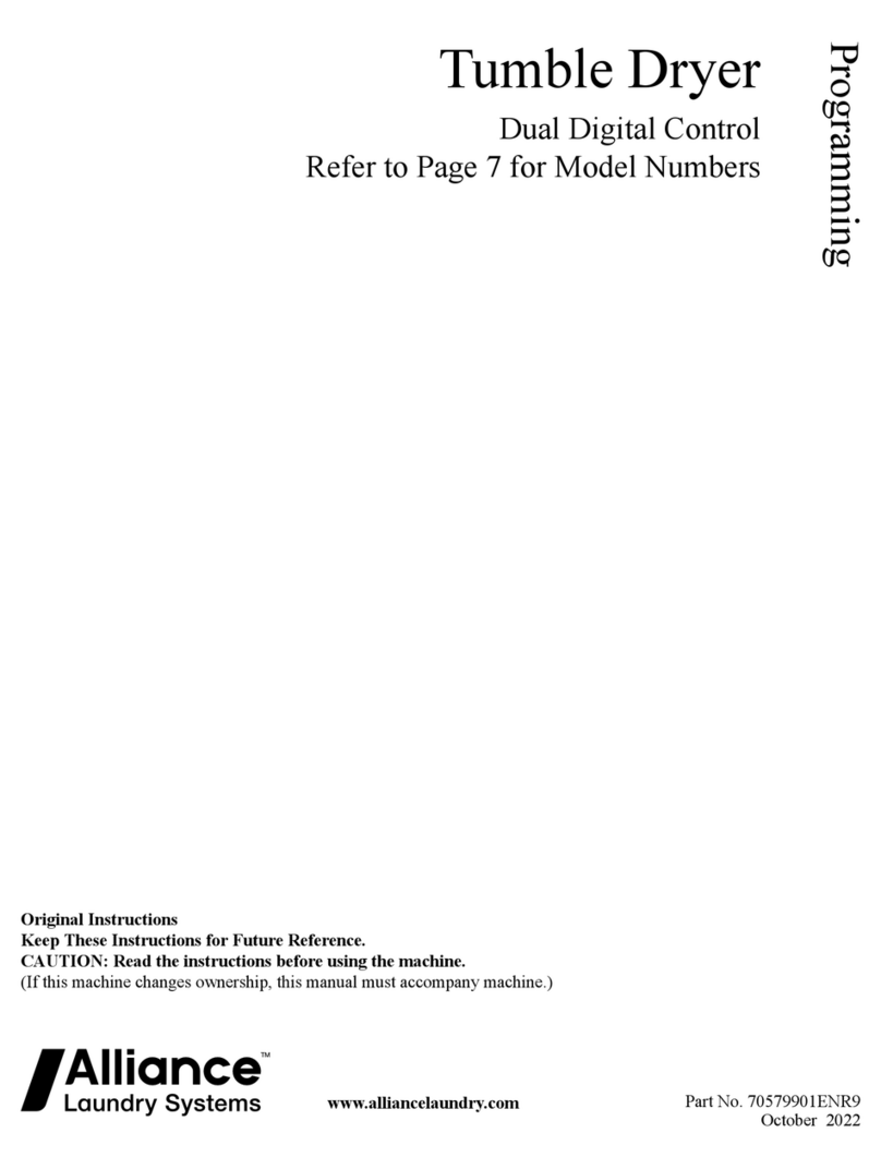 Alliance Laundry Systems BA025E Re)Programming Guide