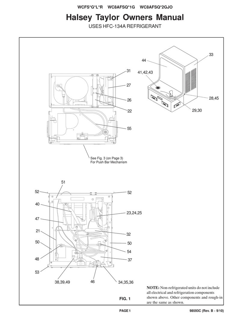 Halsey Taylor WCFS G L R Series owner's manual