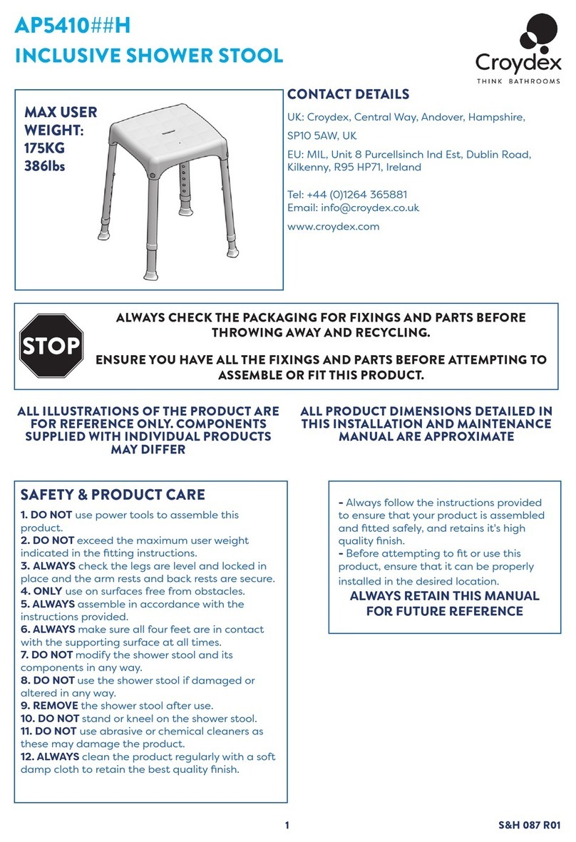 Croydex AP5410 H Series User manual