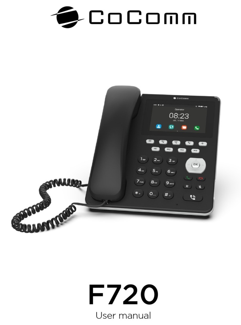 CoComm F720 user manual