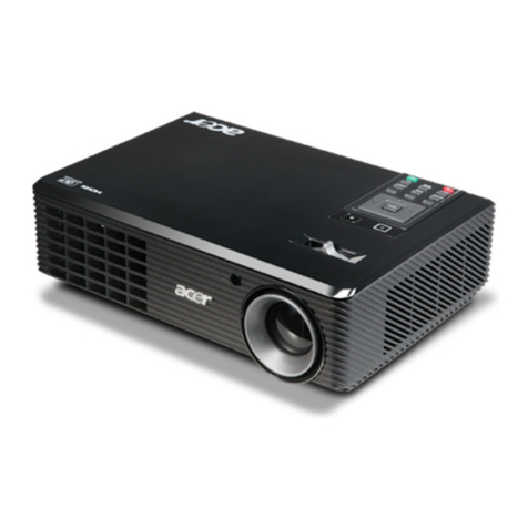Acer X1161 Series User manual