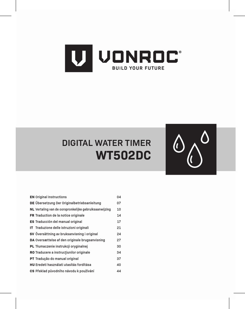 VONROC WT502DC User manual