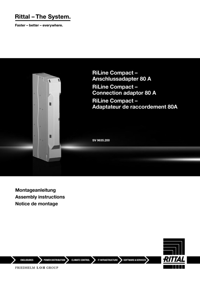 Rittal RiLine Compact Assembly instructions