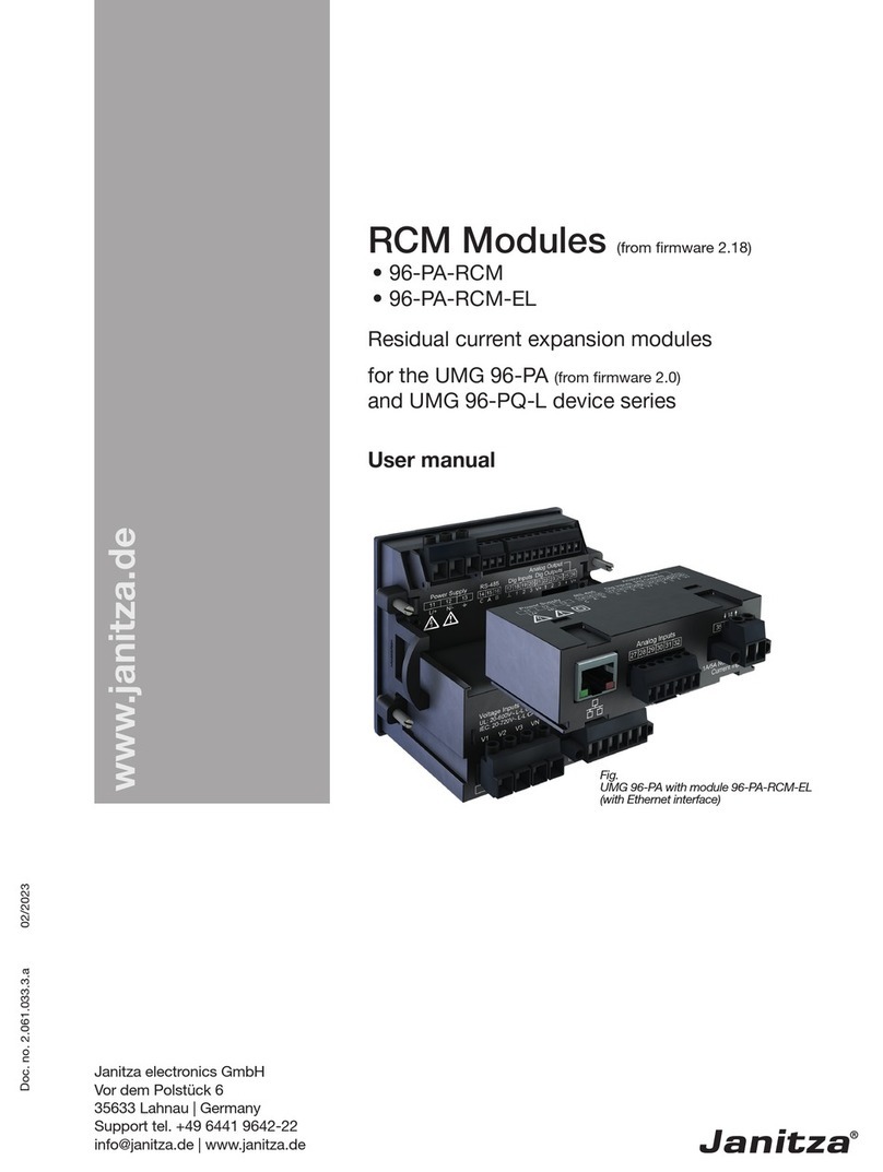 janitza 96-PA-RCM user manual janitza 96-PA-RCM user manual