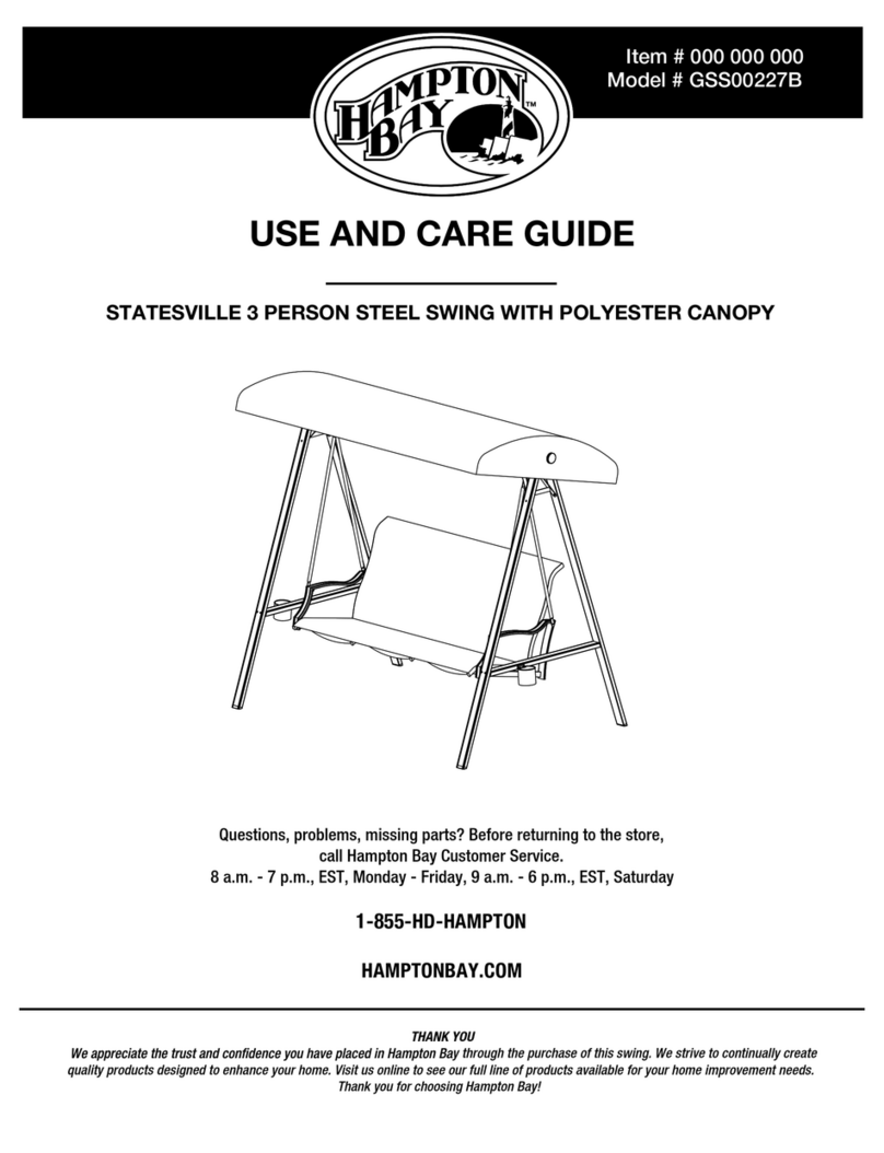 HAMPTON BAY GSS00227B User manual