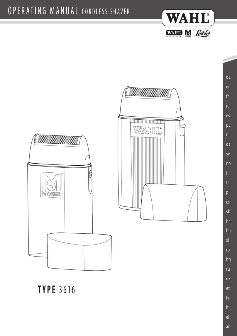 Wahl 3616 User manual