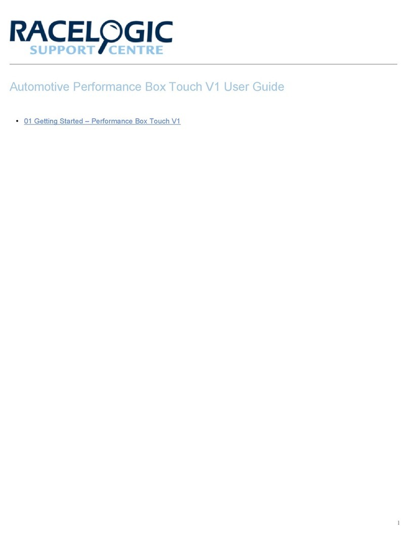 Racelogic Performance Box Touch V1 user guide