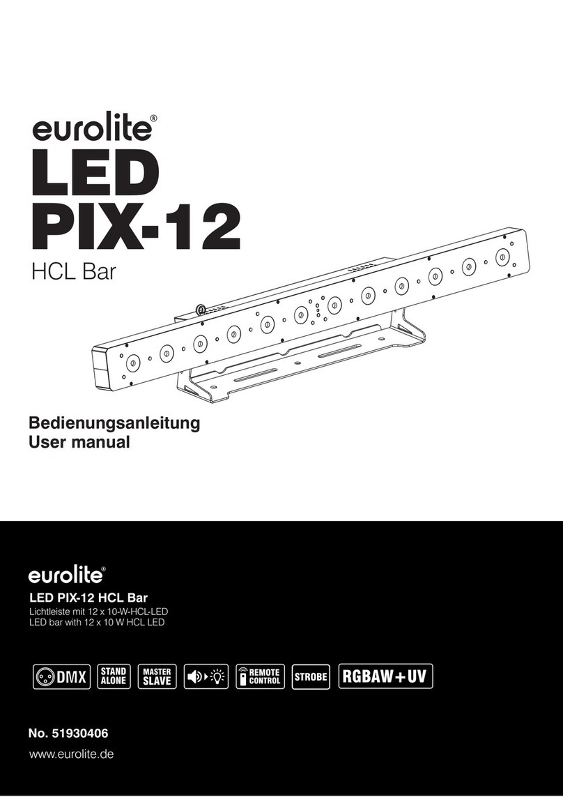 EuroLite LED PIX-12 HCL Bar User manual