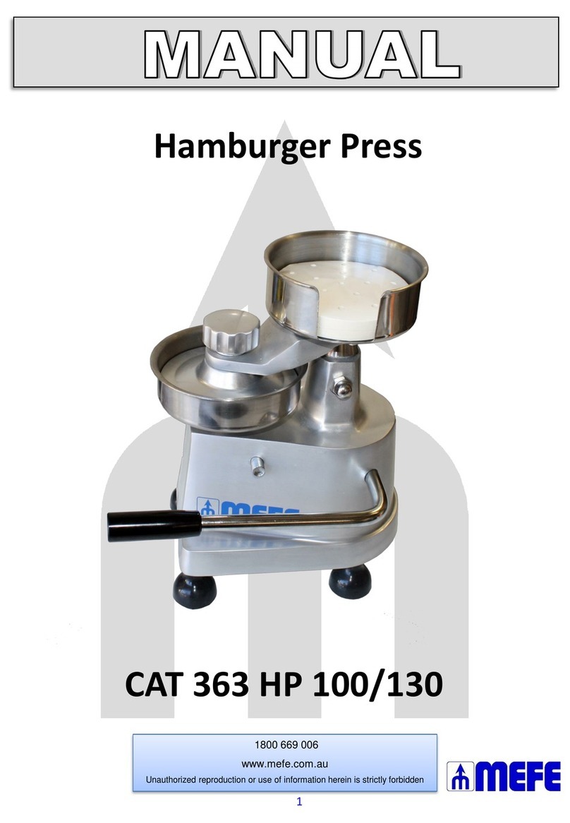 MEFE CAT 363 HP 100 manual