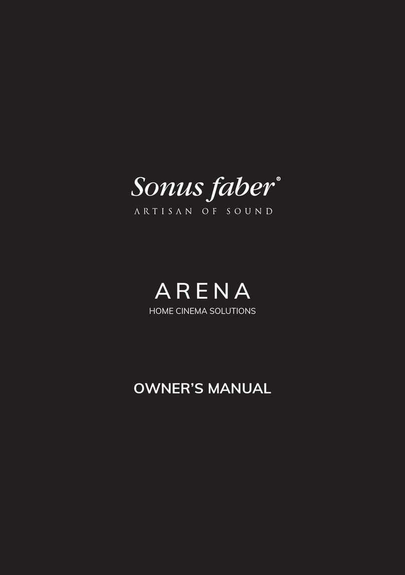 Sonus Faber ARENA owner's manual