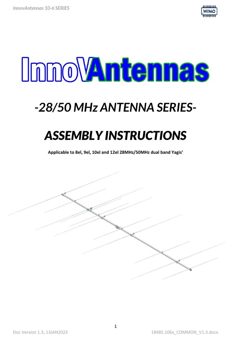 WiMo InnovAntennas 10-6 Series Assembly instructions