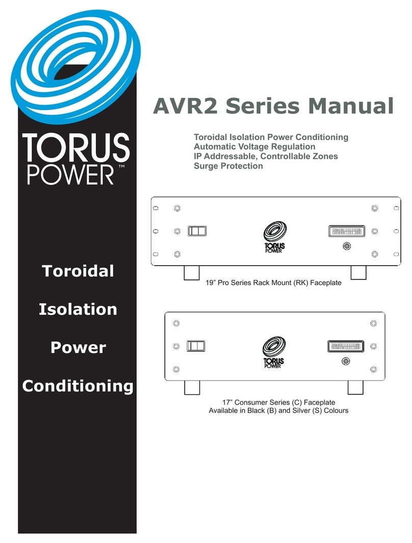 Torus Power AVR2 ELITE Series User manual