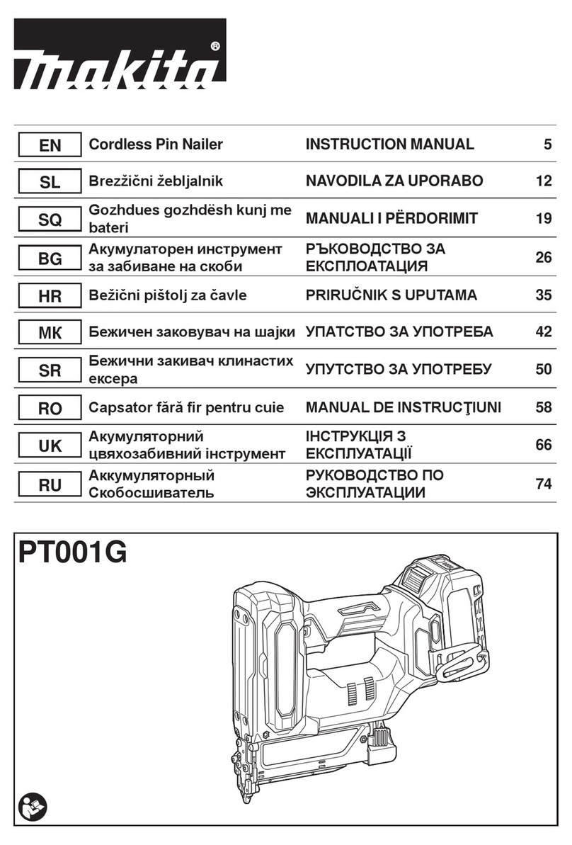 Makita PT001G User manual Makita PT001G User manual