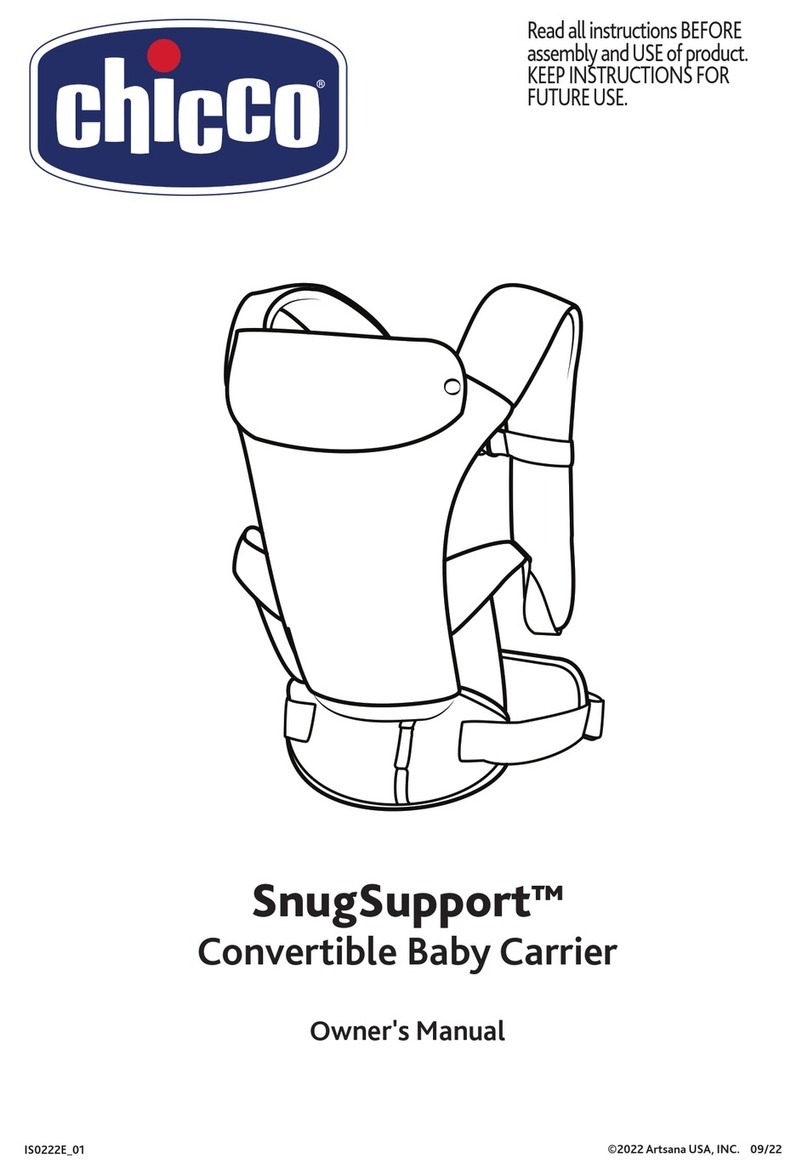Chicco SnugSupport owner's manual