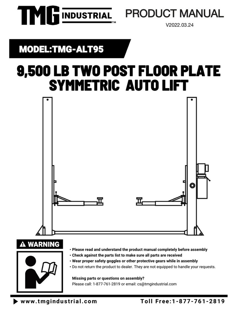 TMG TMG-ALT95 product manual