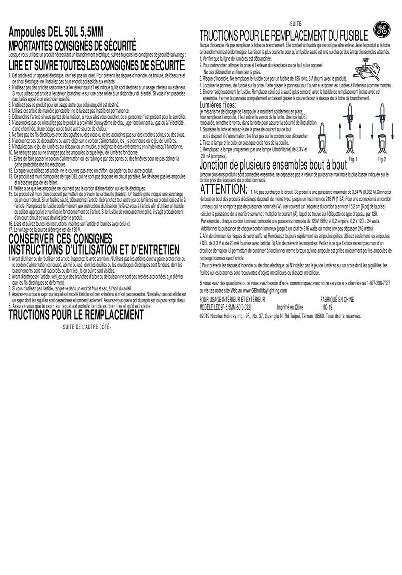 GE LED2F-5.5MM-50 quick start guide