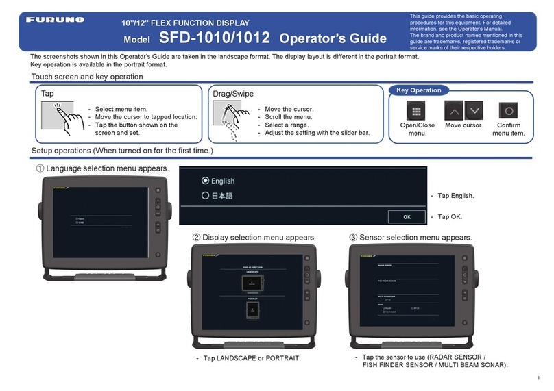 Furuno SFD-1010 Manual
