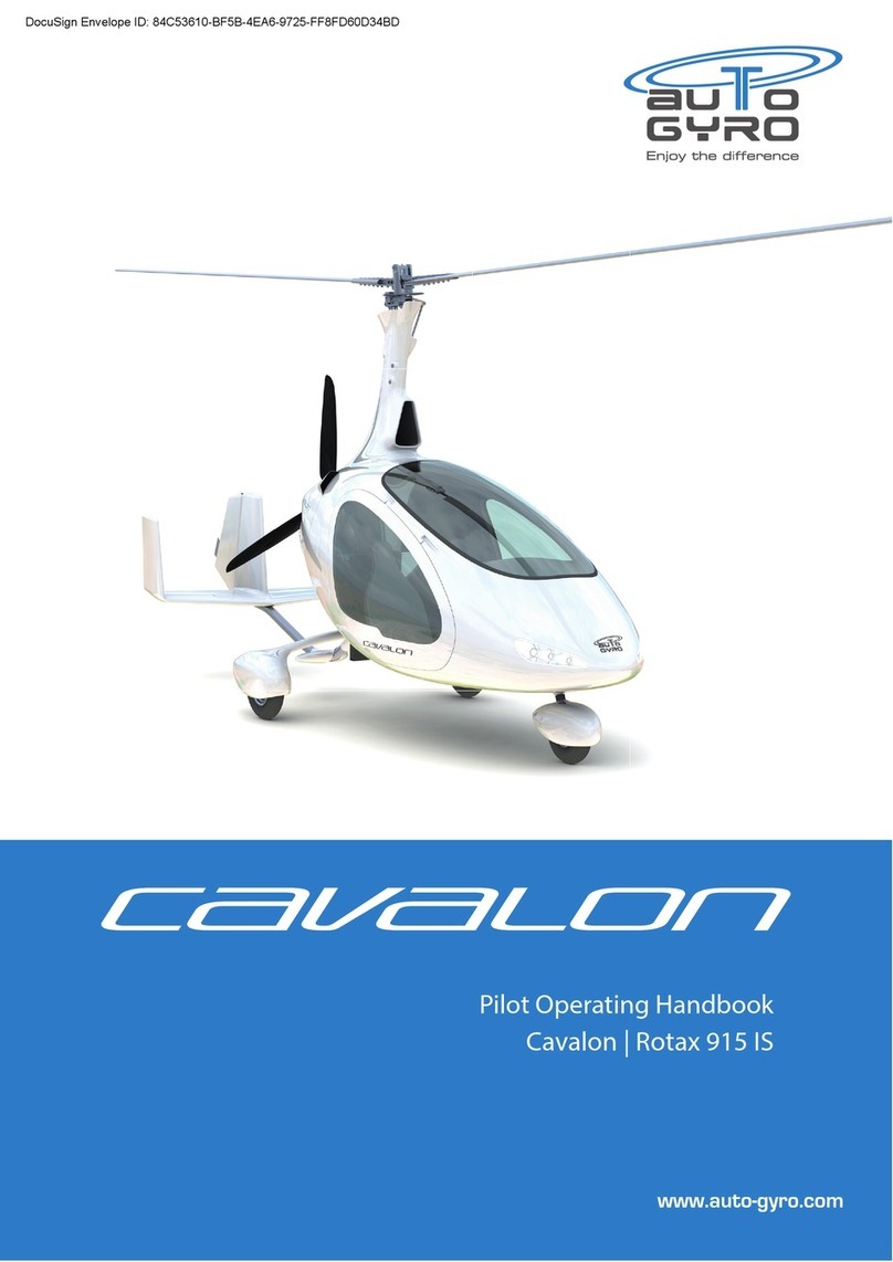 AUTO GYRO Cavalon Rotax 915 IS Pilot operating handbook