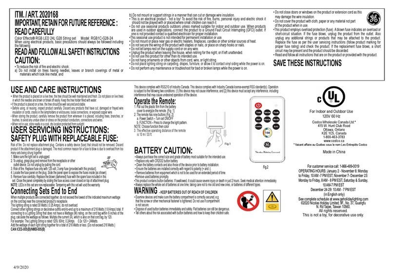 GE 2020168 Use & care guide GE 2020168 Use & care guide