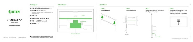 DTEN D7X Android Edition Product guide