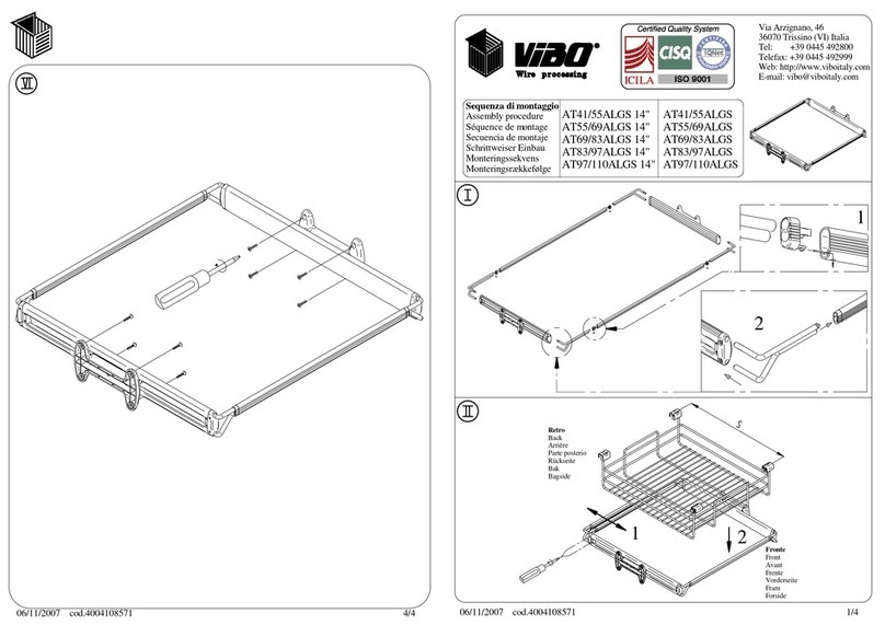 VIBO AT41/55ALGS Assembly procedure