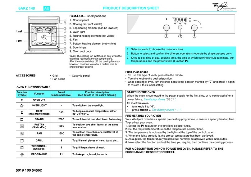 Whirlpool 6AKZ 148 Product description sheet