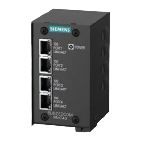 Siemens SIMATIC NET RUGGEDCOM RMC40 User manual