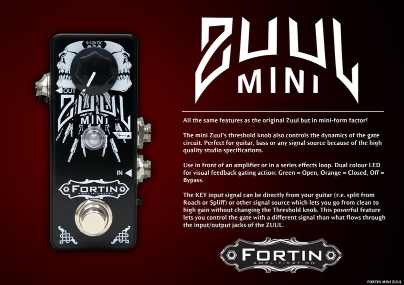 Fortin Amplification ZUUL MINI instructions
