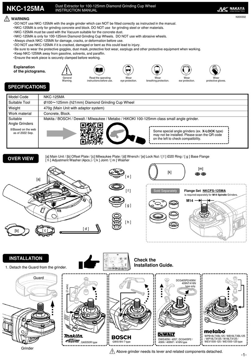 NAKAYA NKC-125MA instruction manual