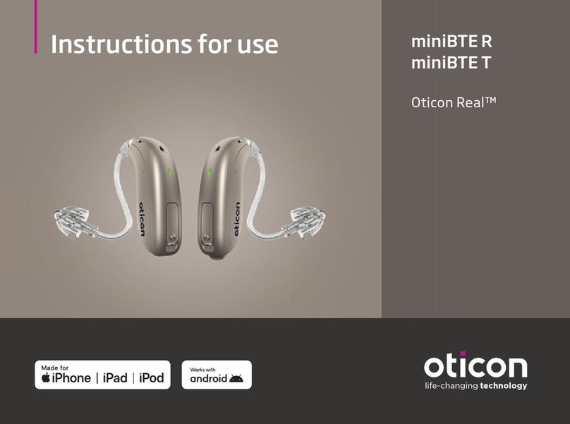 oticon Real miniBTE R Instructions for use oticon Real miniBTE R Instructions for use