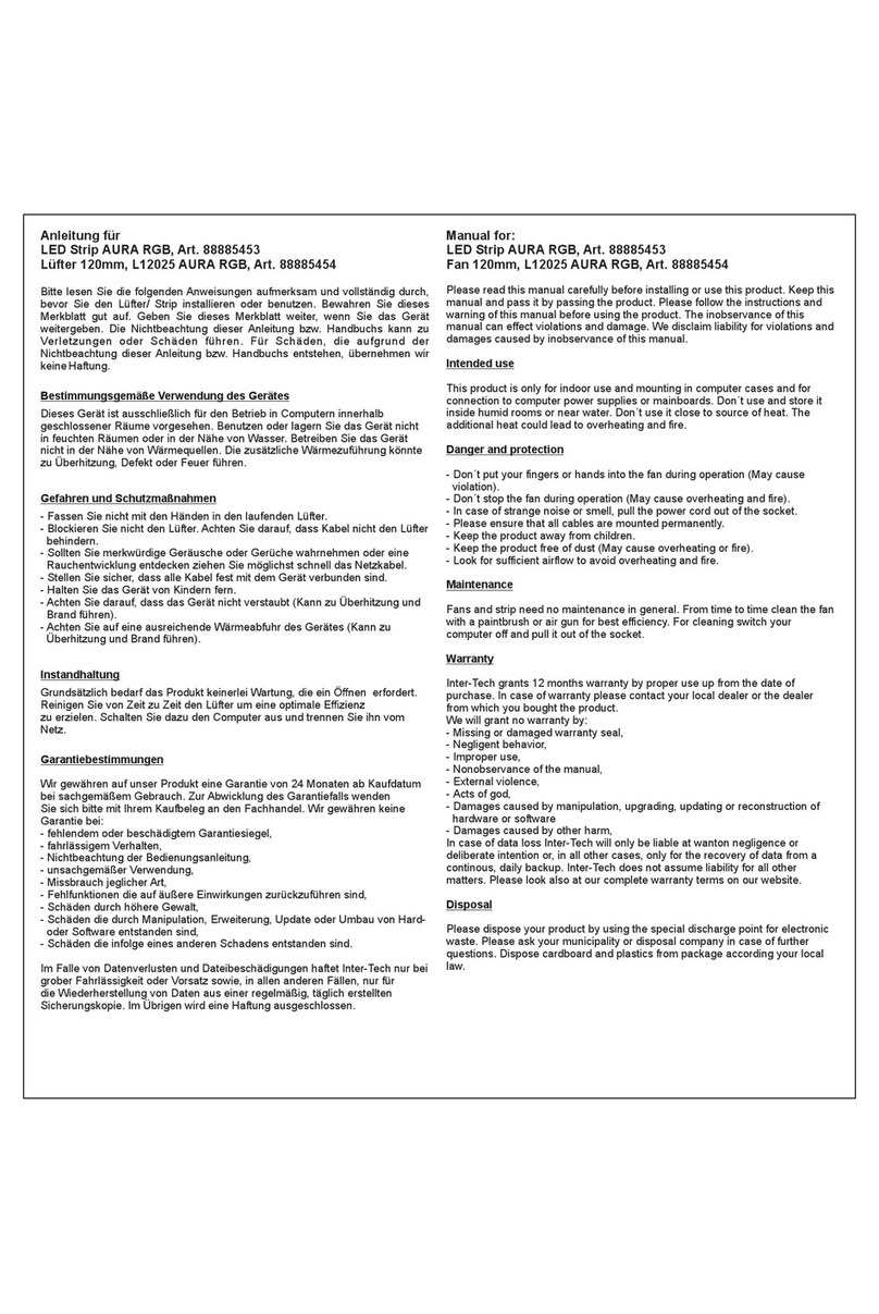 Intertech Argus AURA 88885453 manual
