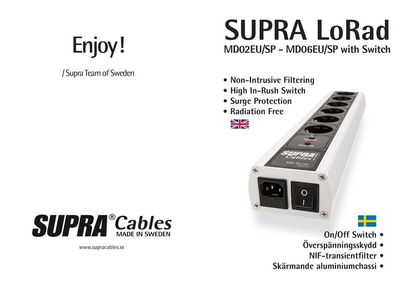 Supra MD02EU/SP User manual