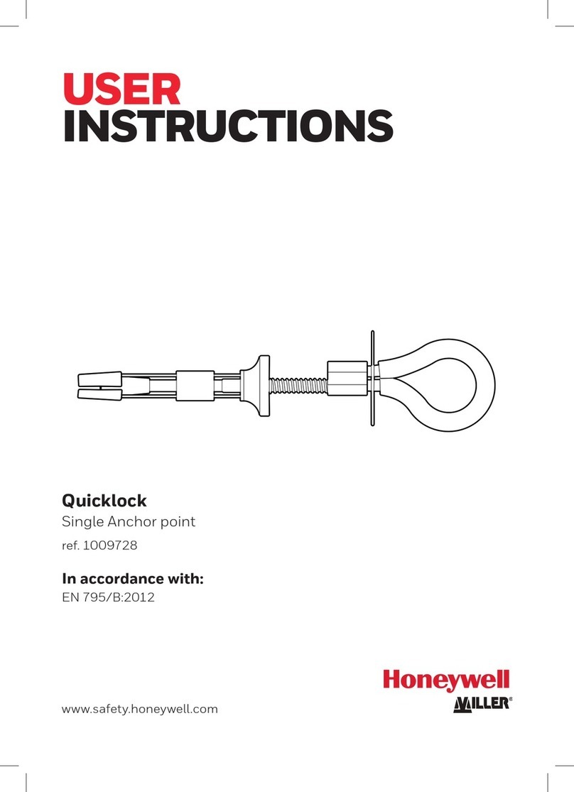 Miller Honeywell Quicklock User instructions