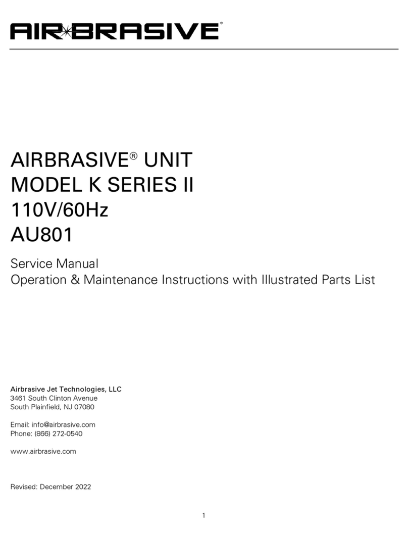 AIRBRASIVE K II Series User manual
