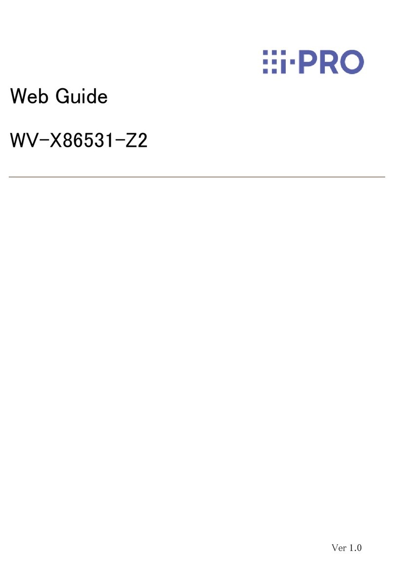 i-PRO WV-X86531-Z2 Web Guide