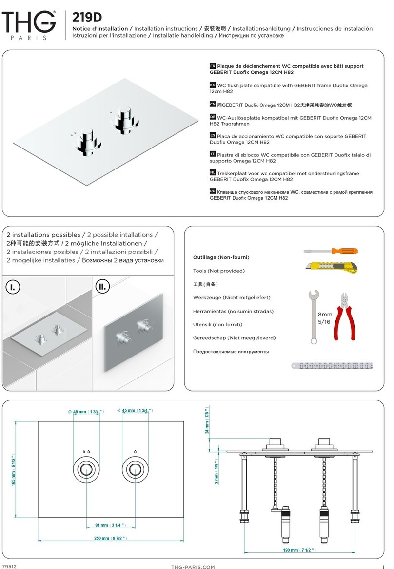 THG PARIS 219D installation instructions