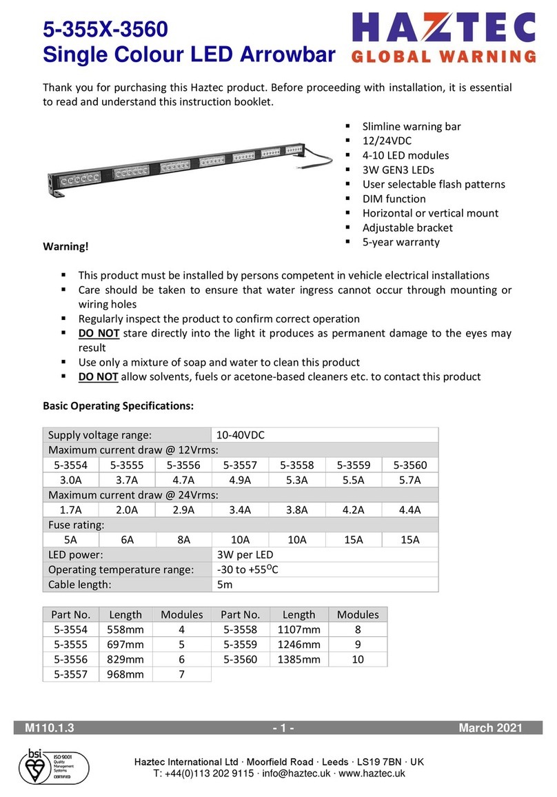 Haztec 5-355X-3560 manual