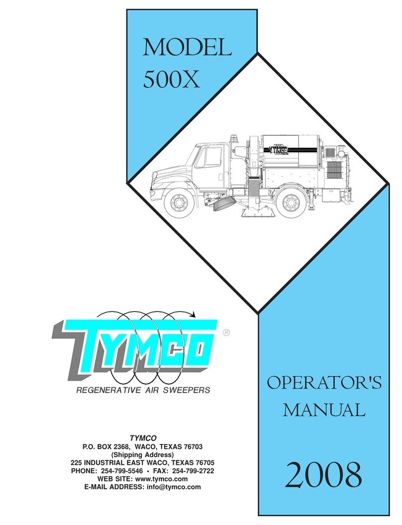 TYMCO 500X 2008 Operator's manual