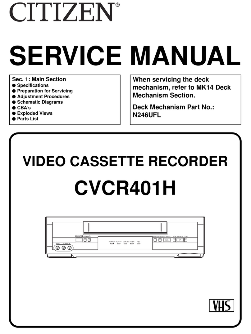 Citizen CVCR401H User manual