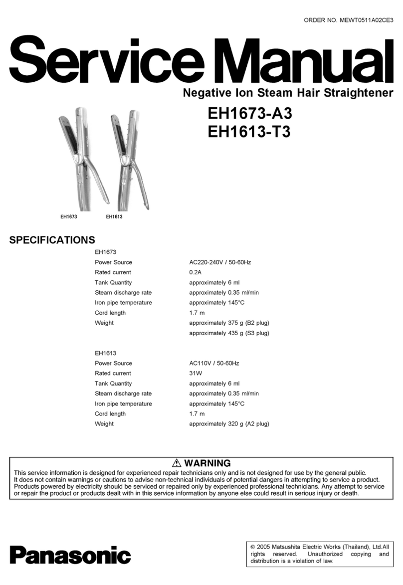Panasonic EH1673-A3 Service manual