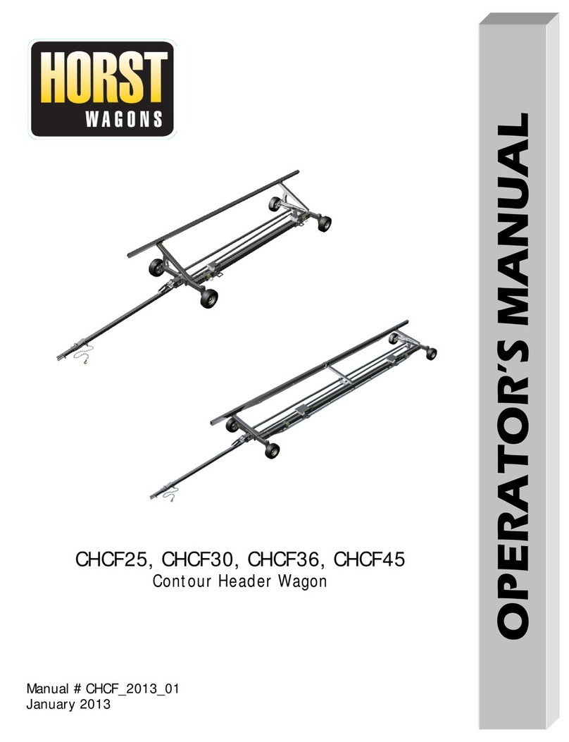 HORST WAGONS CHCF25 Operator's manual HORST WAGONS CHCF25 Operator's manual